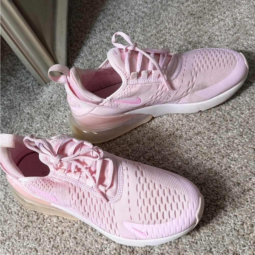 Nike Women's Pink Air-cushioned Athletic Sneakers